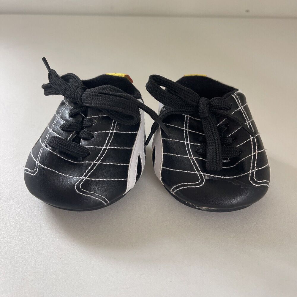 Build A Bear Soccer Baseball Football Black White Cleats Sports Shoes Set